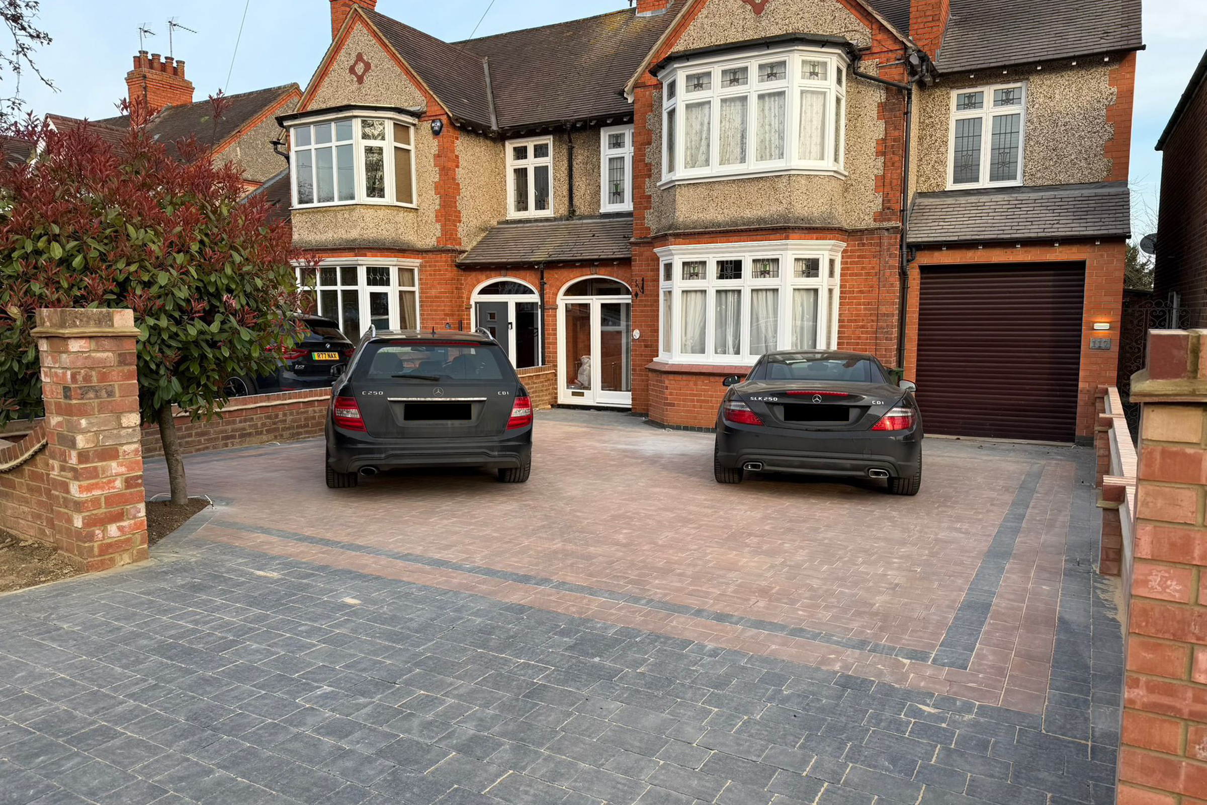 Professional block paving driveway in South Wales