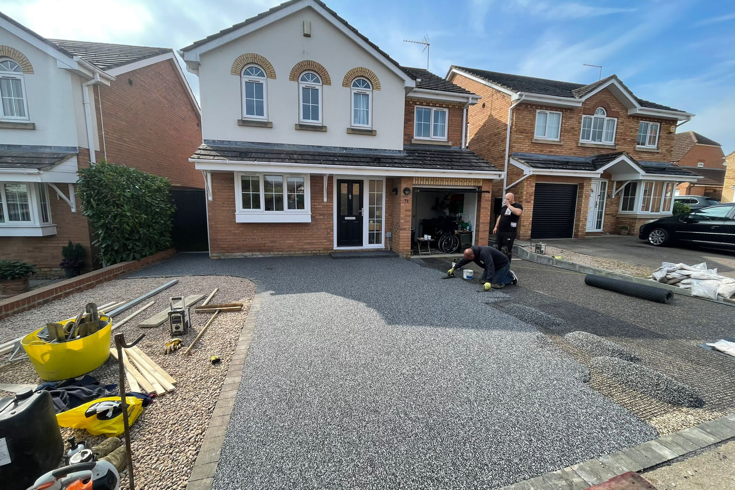 Resin driveway project 6 in Cardiff